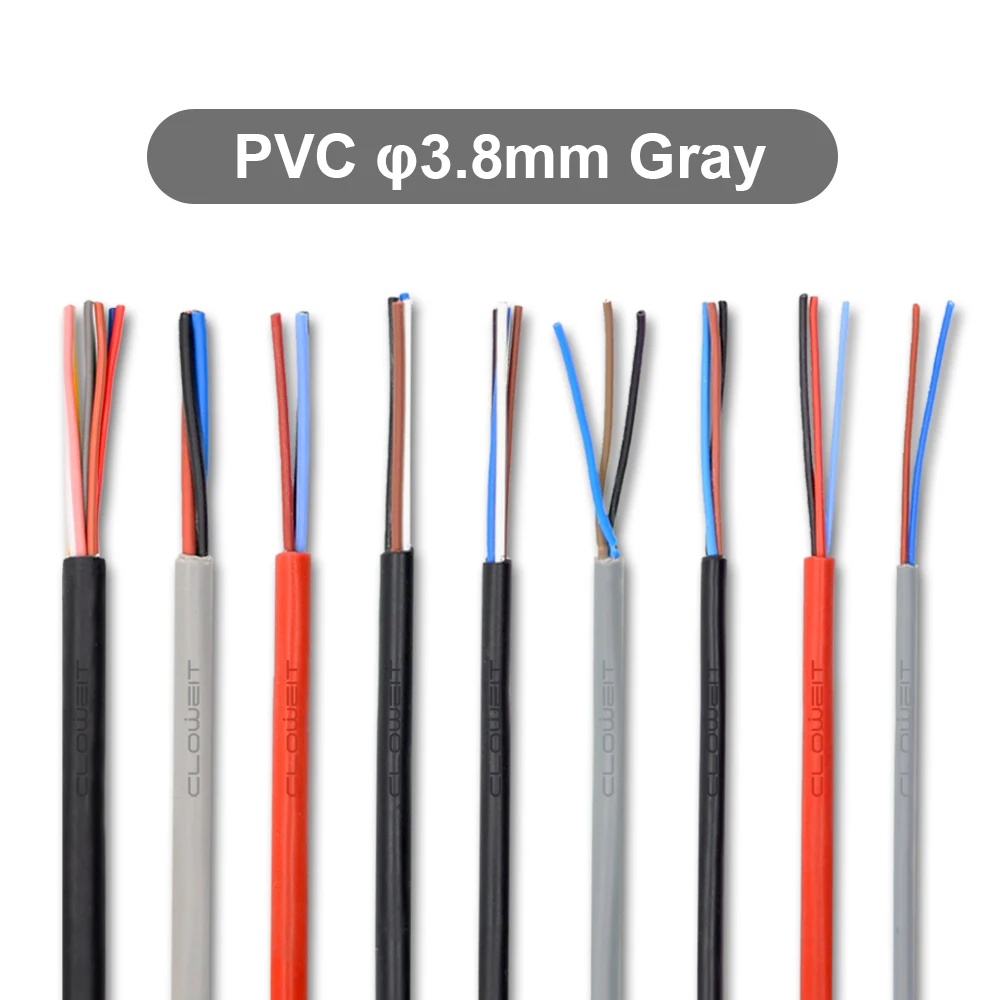 

Медный многожильный кабель PUR/силикон/ПВХ 2-8 жил серый