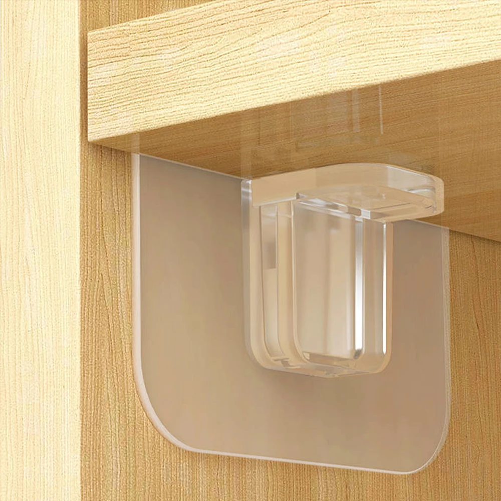 

4/12pcs Adhesive Shelf Support Pegs Closet Brackets Cabinet Support Clips Wall Hanger Sticker Wall Hangers Strong Holders