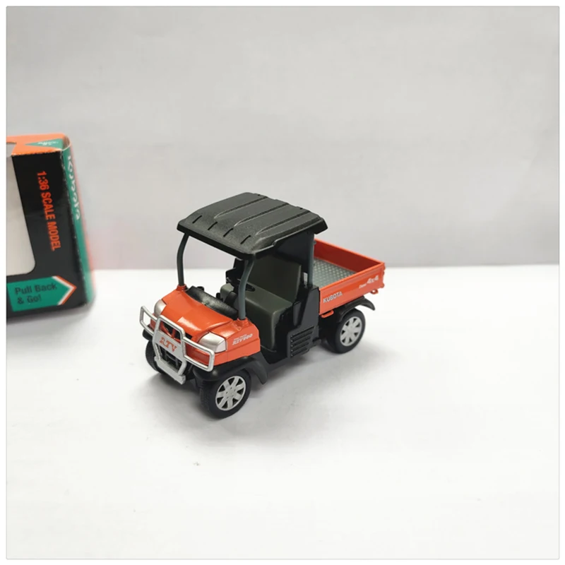 

Масштаб 1:36, трактор Kubota, сельскохозяйственный транспортный транспорт, модель из сплава