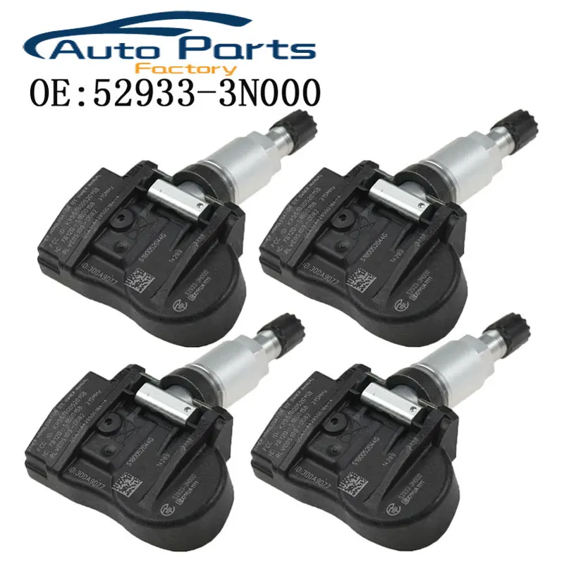 4 шт. TPMS датчик давления в шинах для 2013-2015 HYUNDAI KIA 52933-3N000 315Mhz 529333N000
