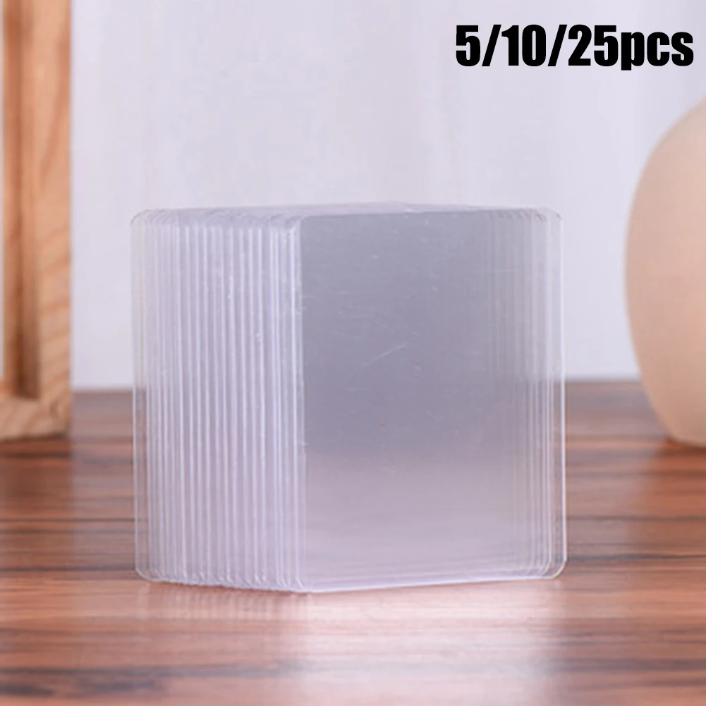 

5/10pcs 7.7*10.1cm Sleeves 35PT Top Loader Card Holder 3X4in Board Game Card Protector Sleeves Football Basketball Card