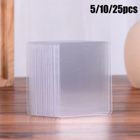 510pcs 7 710 1cm sleeves 35pt top loader card holder 3x4in board game card protector sleeves football basketball card
