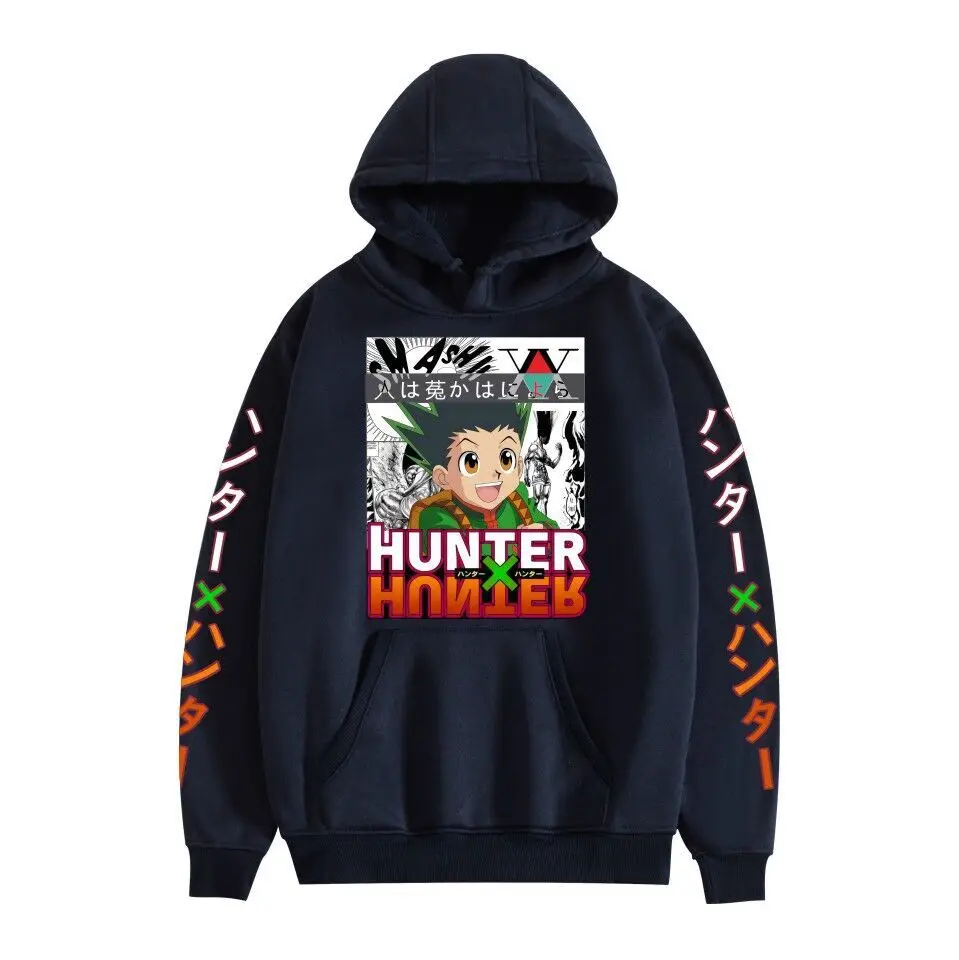 

Унисекс аниме HUNTER×HUNTER GON FREECSS Killua Zoldyck Hisoka толстовки куртка повседневные свитшоты пуловер