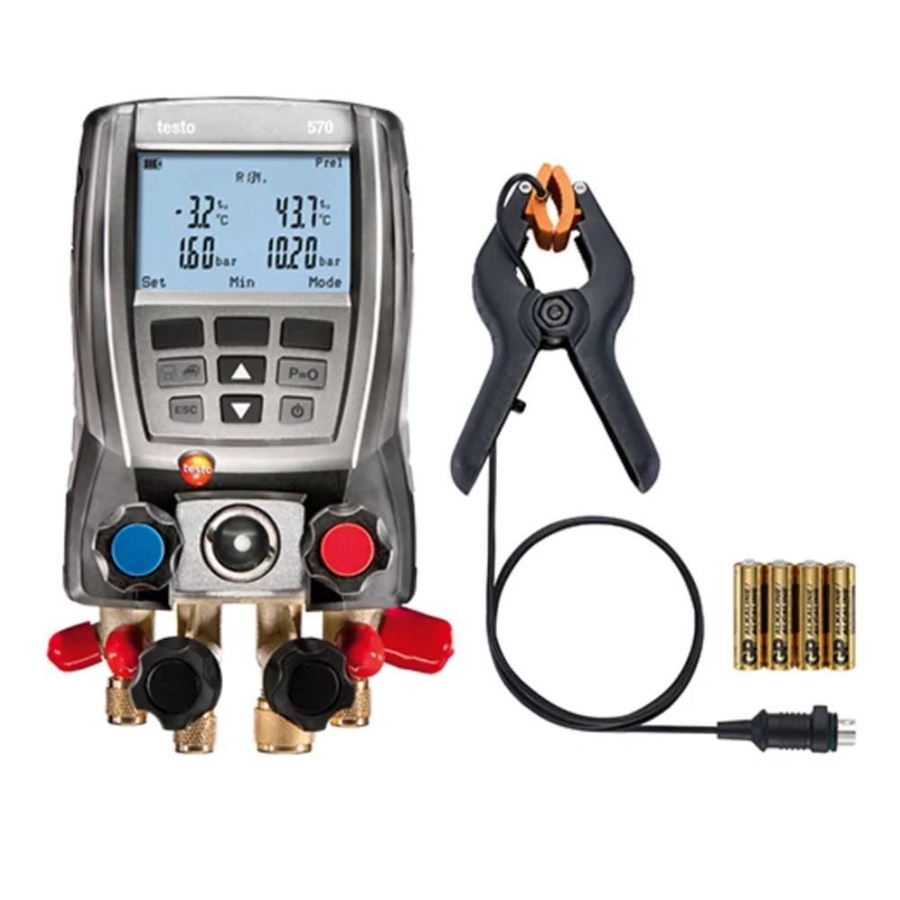 оригинальные и системы Bradnew тепловые насосы testo 570-1 4-ходовой цифровой коллектор