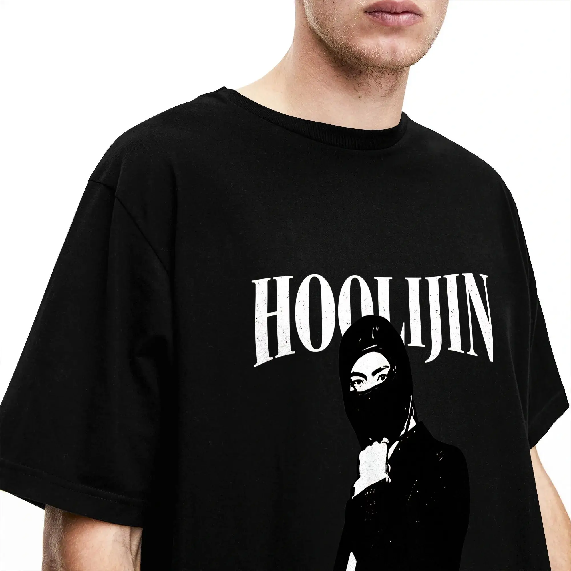 Фото Повседневная футболка HOOLIJIN Hooligan Hipster, летняя, 100% хлопок, для мужчин, с забавным дизайном Y2K, с коротким рукавом №4
