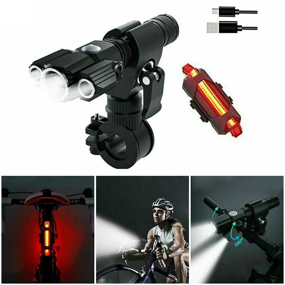 

Велосипедный перезаряжаемый фонарик со стойкой, велосипедные фонари, передняя фара велосипеда, задние фонари, светодиодный фонарь