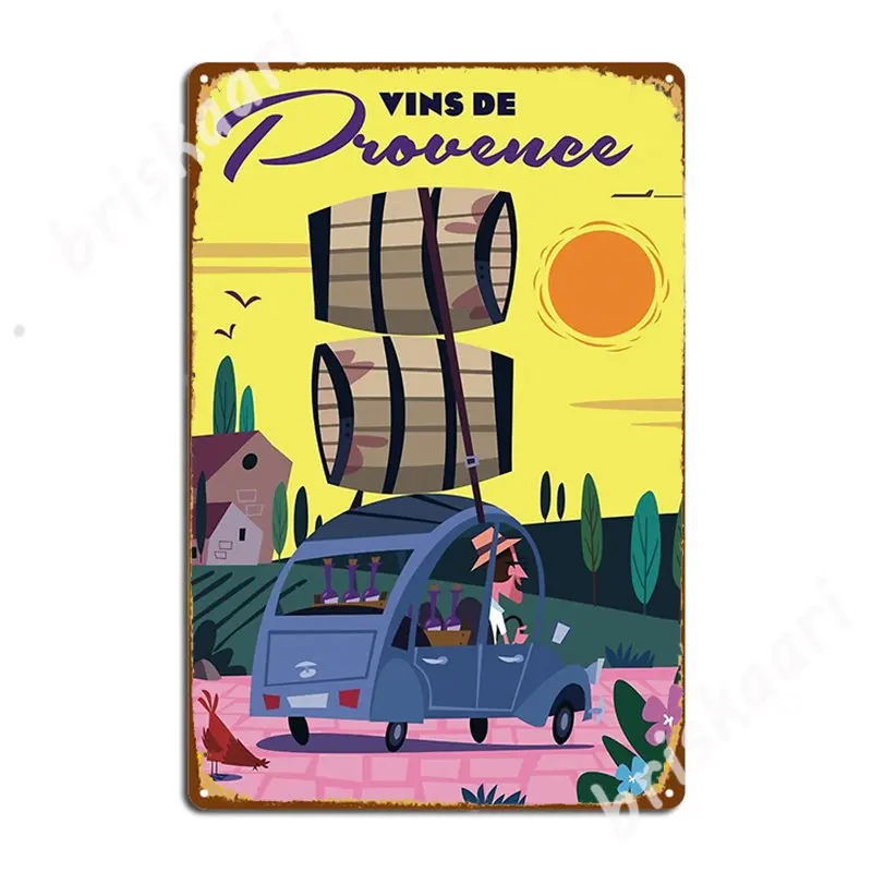 

Прованс Плакат Металлические знаки смешная роспись Клубная вечеринка