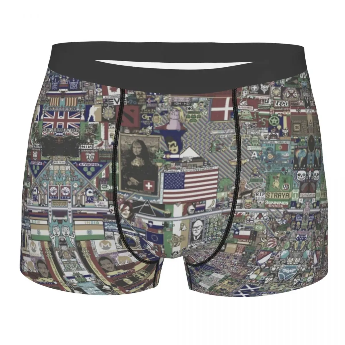 

Reddit R Place Pixel Art Classic Underpants Breathbale Panties Man Underwear Sexy Shorts Boxer Briefs