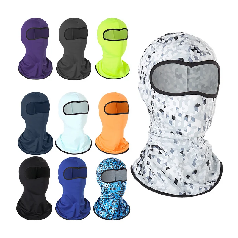 Riding windproof headgear ice silk breathable sunscreen masked hat motorcycle sports headgear neck mask от AliExpress WW
