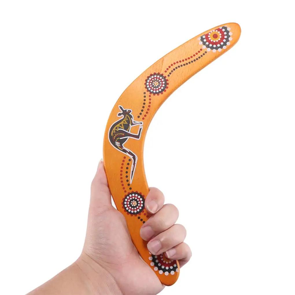 

Throwback V Shaped Boomerang Interesting Wood Returning Plaything Interactive Kids Throw Catch Toy Gifts Supplies
