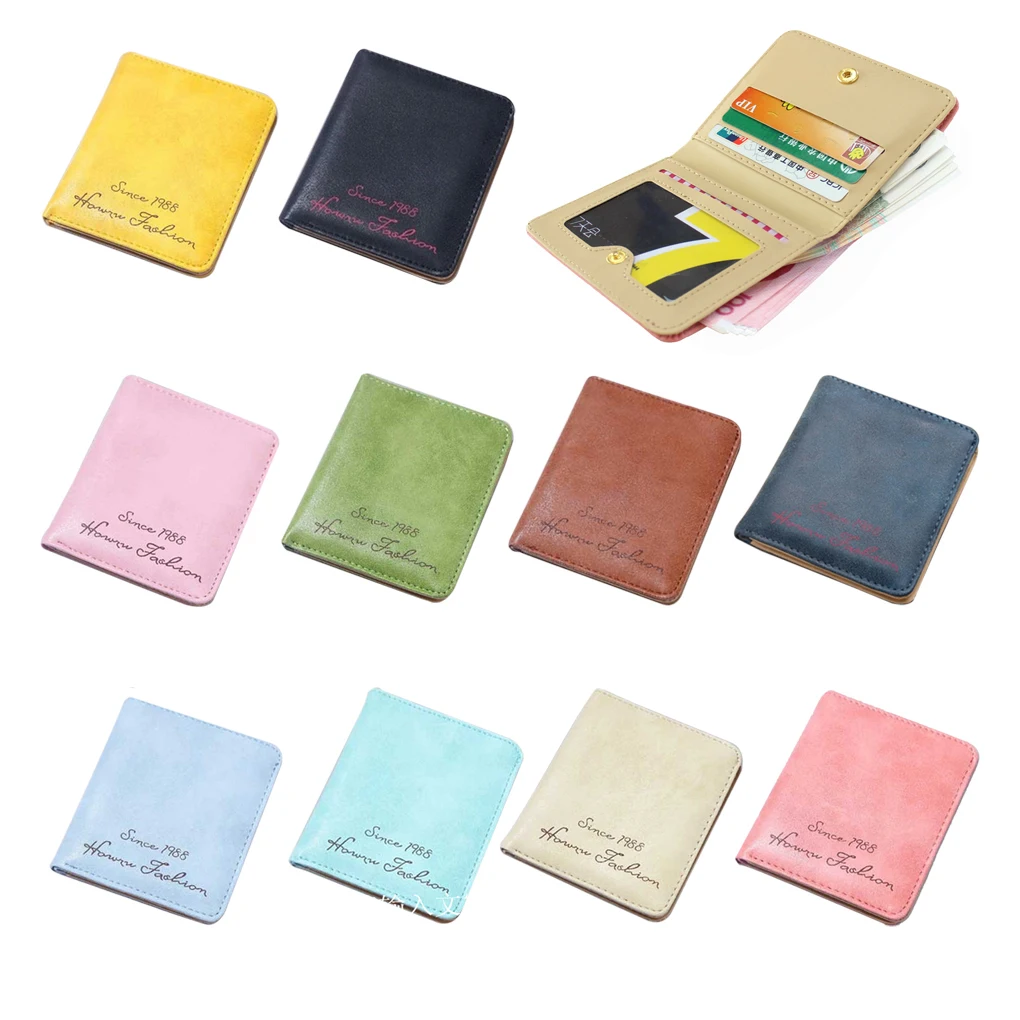 

Симпатичный кошелек из синтетики для девочек, кошелек для карт, кожаный чехол, модный кошелек для монет, кошелек, сумка для ключей, держатель...