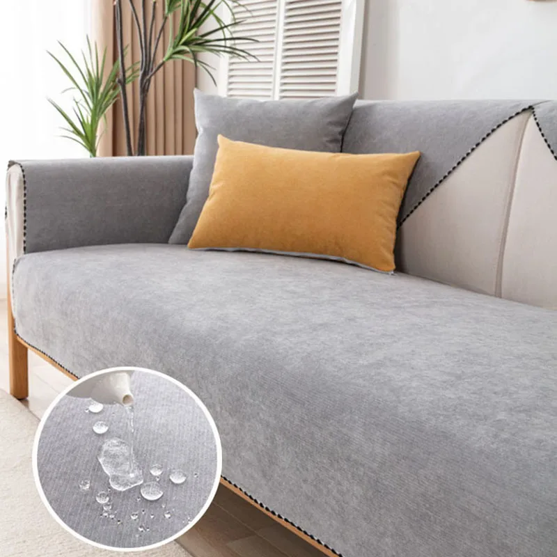 

Waterproof Sofa Covers L Shape Corner Sofa Covers for Living Room Universal Sofa Towel seat Cover Anti Slip Sofa Couch Slipcover