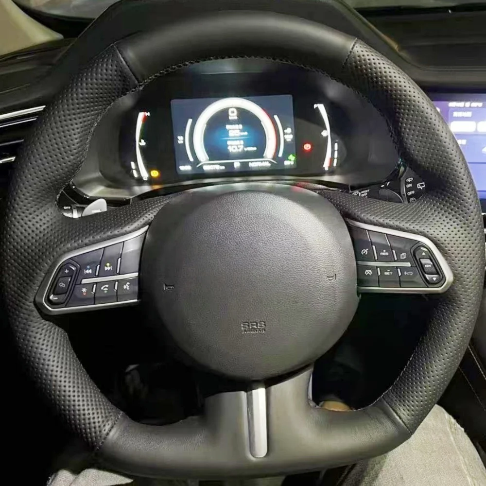 

Оплетка на руль автомобиля на заказ, нескользящая и удобная, 100% подходит для Haval F7 2021, автомобильные товары, накидка на руль