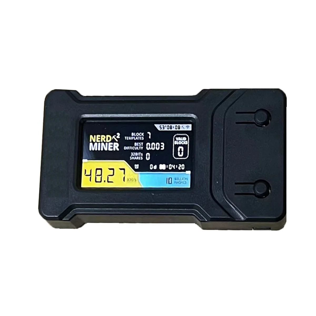 2 шт. Nerdminer V2 56K T-Display Хешрейт 56K/S Plug and Play BTC Crypto Solo Miner Машина для майнинга биткойнов