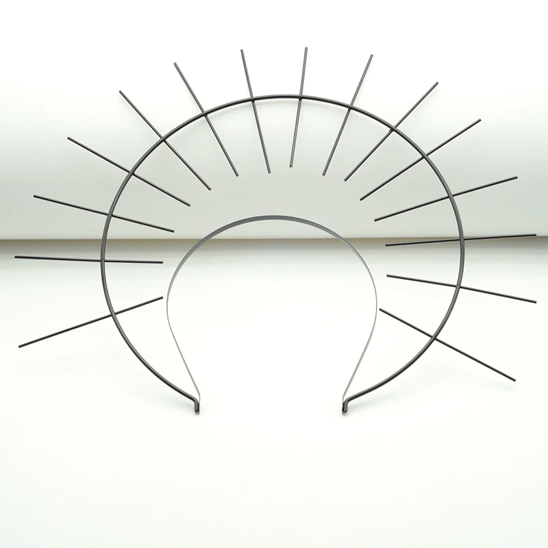 Обручи для волос двухслойные из металлической проволоки 5 шт. |