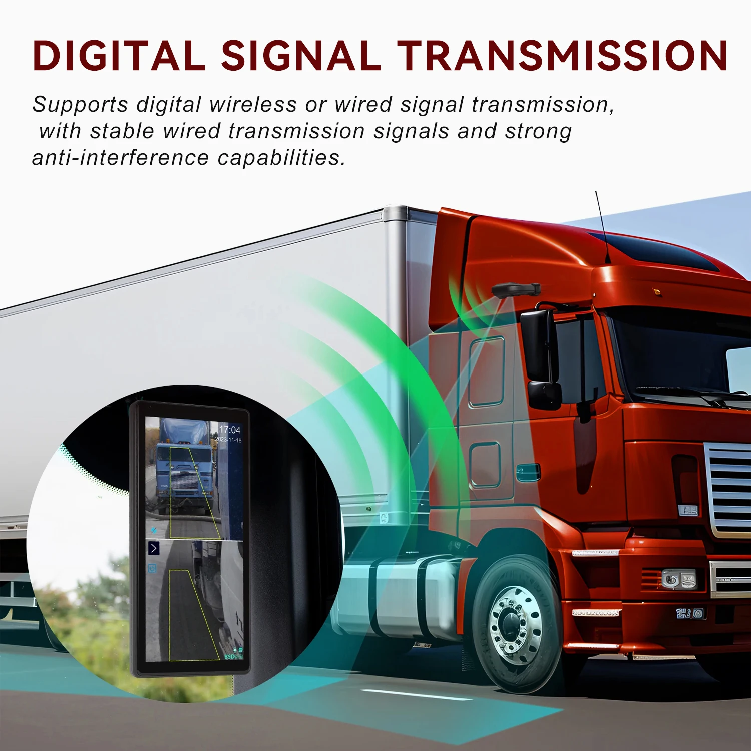 SAMFIWI вертикальный плеер с умным экраном двухканальная камера функцией BSD IP67