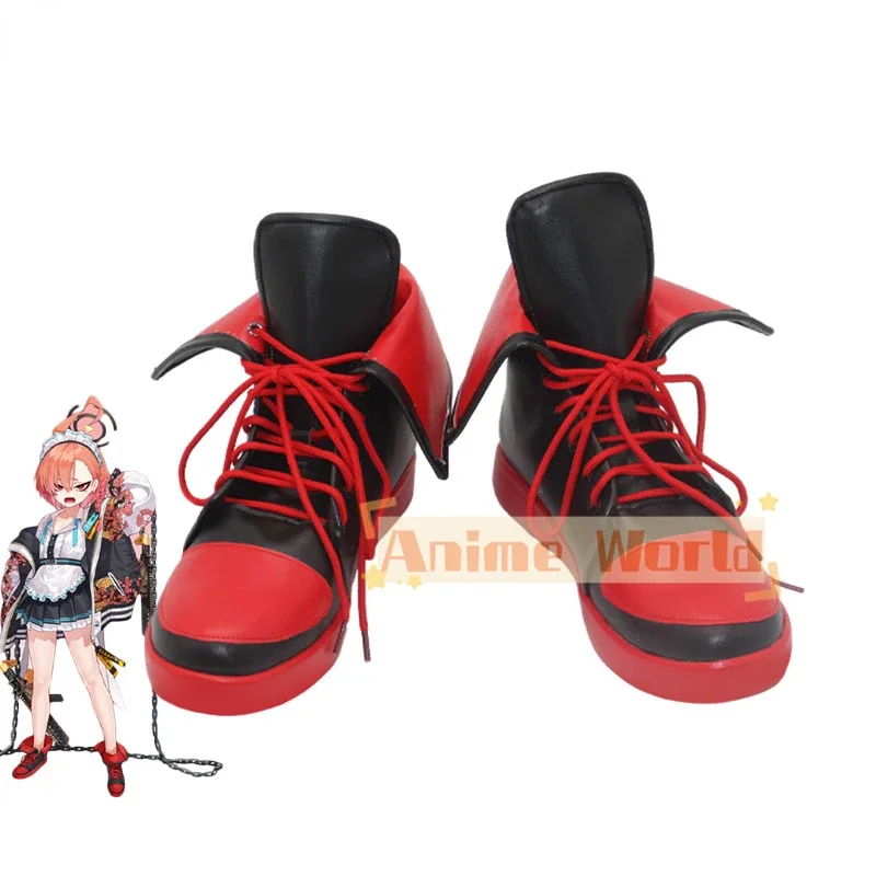 Игровая обувь для косплея с голубым архивом Neru женская реквизит на Хэллоуин