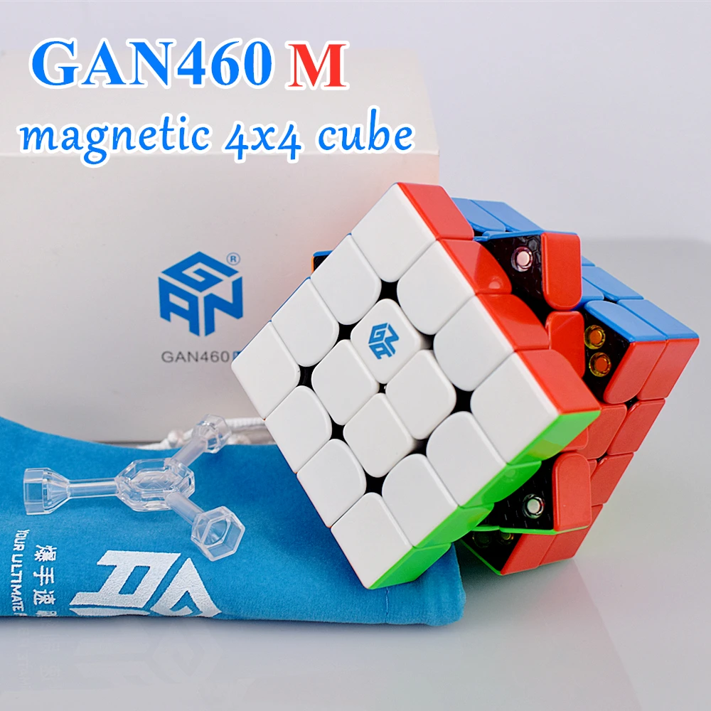 

GAN460M Магнитный 4x4x4 магический куб GAN460 M 4x 4 скоростной куб GAN 460 M головоломка куб 4x4x4 Magico GAN 460