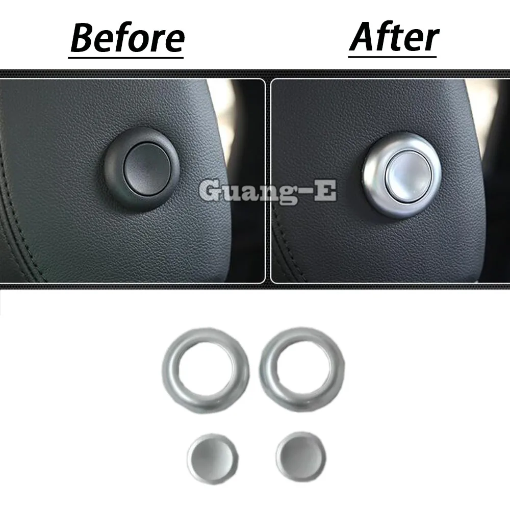 

For Land Rover Discovery Sport 2015 2016 2017 2018 2019 Car Seat Adjustment Knob Button Switch Trim Head Pillow Part Ring 4pcs