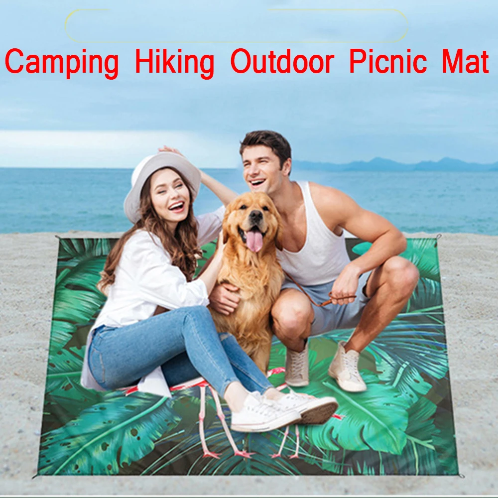 

Водонепроницаемый коврик для кемпинга, пляжное одеяло, портативный легкий матрас, Picknic, туристический напольный ковер, складная напольная т...