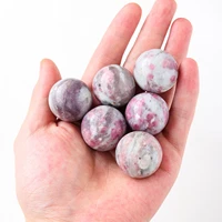 plum tourmaline crystal ball natural chakras crystal sphere ball decorative ball divination fortune telling ball home decrations