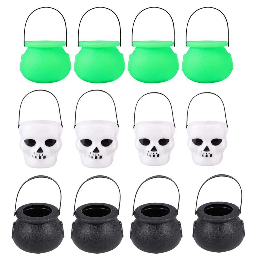 

12pcs Bags Party Bags Cauldron Witches Cauldron Treat Bags