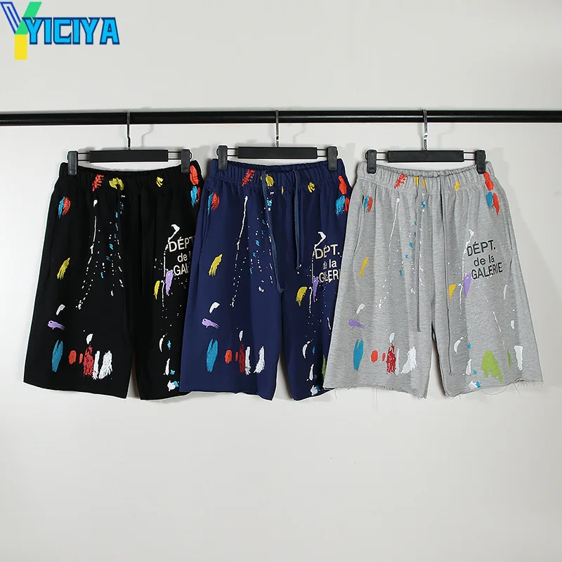 

YICIYA 2022 Women and Men Casual Breathable work Pants Pockets Beach Sport Shorts Fashion Jogger Shorts with Pocket Breathable