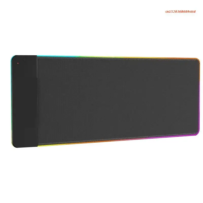 

Игровой коврик для мыши, высокоточный большой RGB коврик для мыши, расширенный Настольный защитный коврик с прошитыми краями, коврик для клавиатуры и мыши