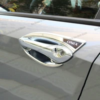 lsrtw2017 carbon fiber abs car exterior door handle cover trims for chevrolet cavalier onix 2020 2021 2022 plus accessories auto