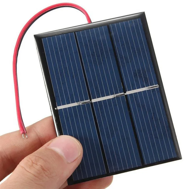 

0.65W 1.5V Solar Panel with Cable Solar Epoxy DIY Solar Panel 60*80*3MM