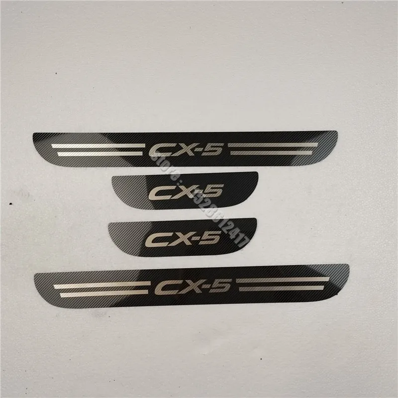 

For Mazda CX-5 CX 5 CX5 2012-2016 Car styling Stainless Steel Door Sill Scuff Plate Guards Threshold Pedal Styling Trim stickers