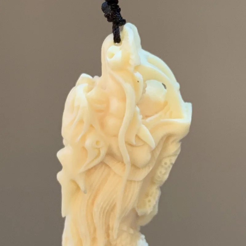 Прямые поставки с фабрики новый продукт гайка цвета слоновой кости резной