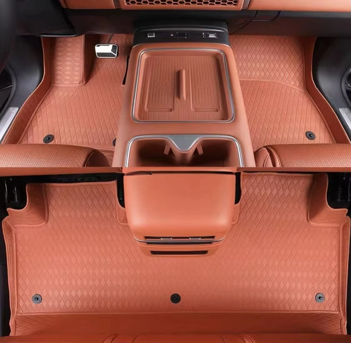 Фото Автомобильные коврики для Byd Equation Leopard Titanium 7, двухслойные, для салона автомобиля №3