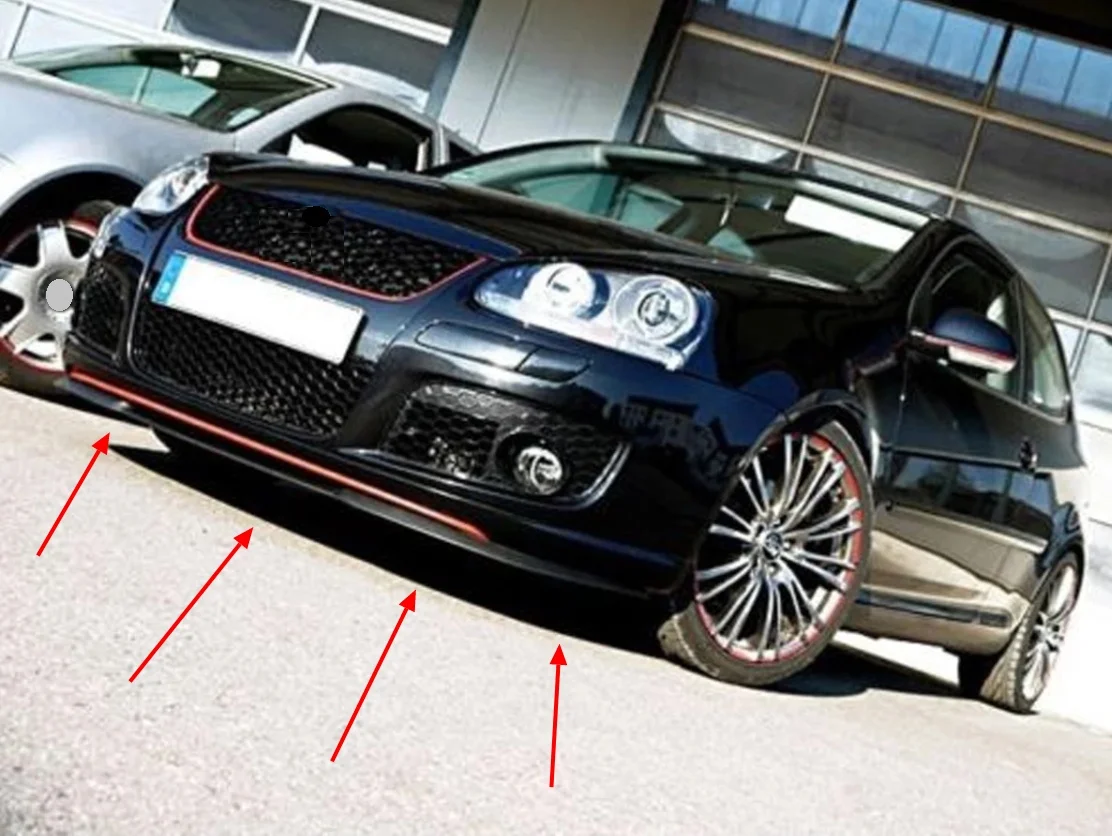 3 шт. Универсальные Передние бамперы для VW Volkswagen Golf GTI R32 Jetta MK5 CUPRA|Амортизаторы| |