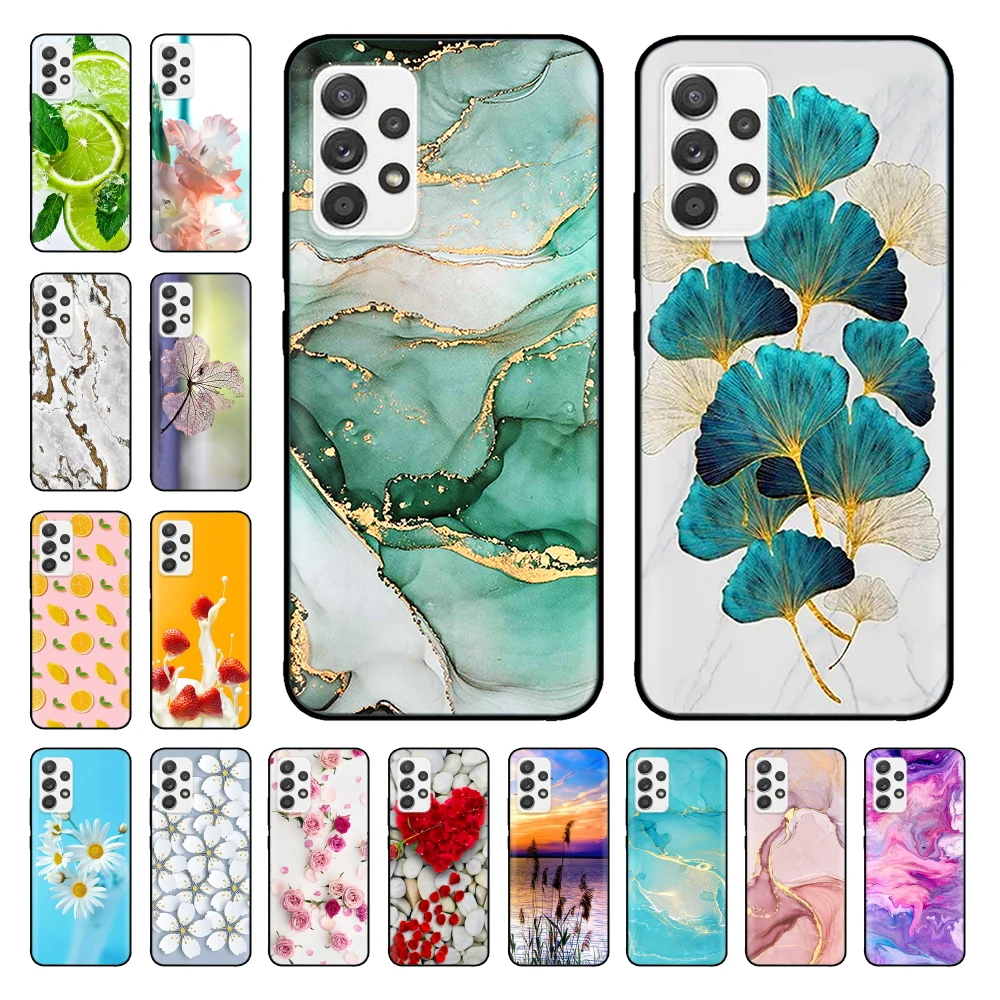 

For Samsung Galaxy A52s 5G Case Painted TPU Silicone Soft Phone Cover for Samsung A52 4G A53 5G 2022 Back Cases Bumper A 52s 53