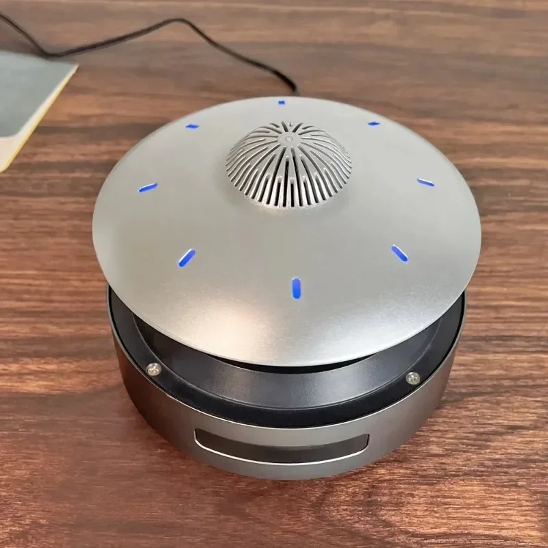 Магнитный левитирующий сабвуфер, Bluetooth-динамик, плавающий НЛО, аудио с автоматическим подъемом, плавающий HIFI стереозвук, креативный подарок (art.: 3920d36cc91ff) - 3920d36cc91ff