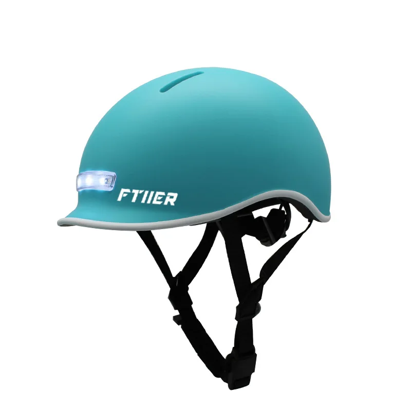 

Новый городской велосипедный шлем для взрослых с предупредсветильник сигнальным светом, передний задний фонарь, шлем для скутера, уличная ...