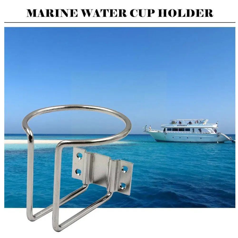 

Стальной автомобильный круглая кружка-держатель для напитков, подставка для бутылок для морской яхты, грузовика, Rv Z8l5, 1 шт.