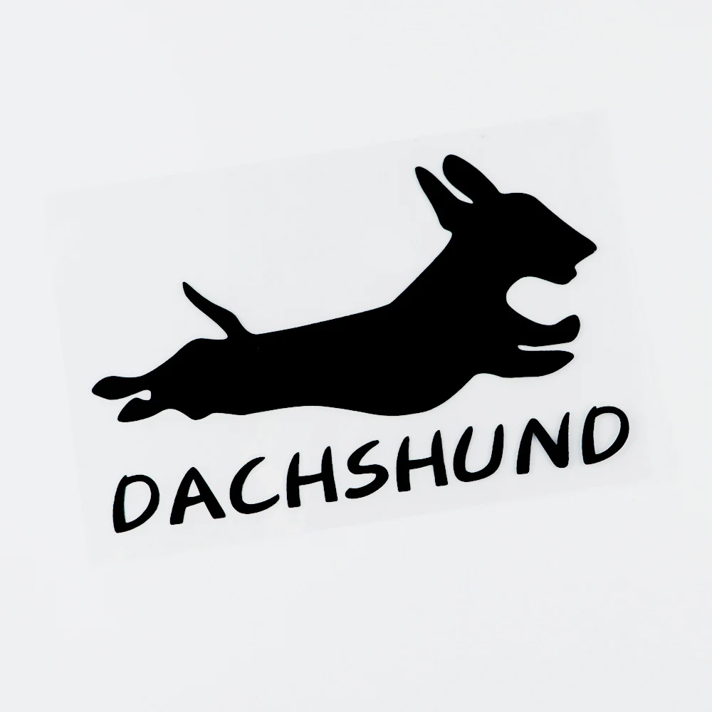 

Car Sticker Funny Running Animal Dachshund Dog Vinyl Sticker Car Bumper Body Rear Window Decorative Decals Waterproof,15CM*9CM