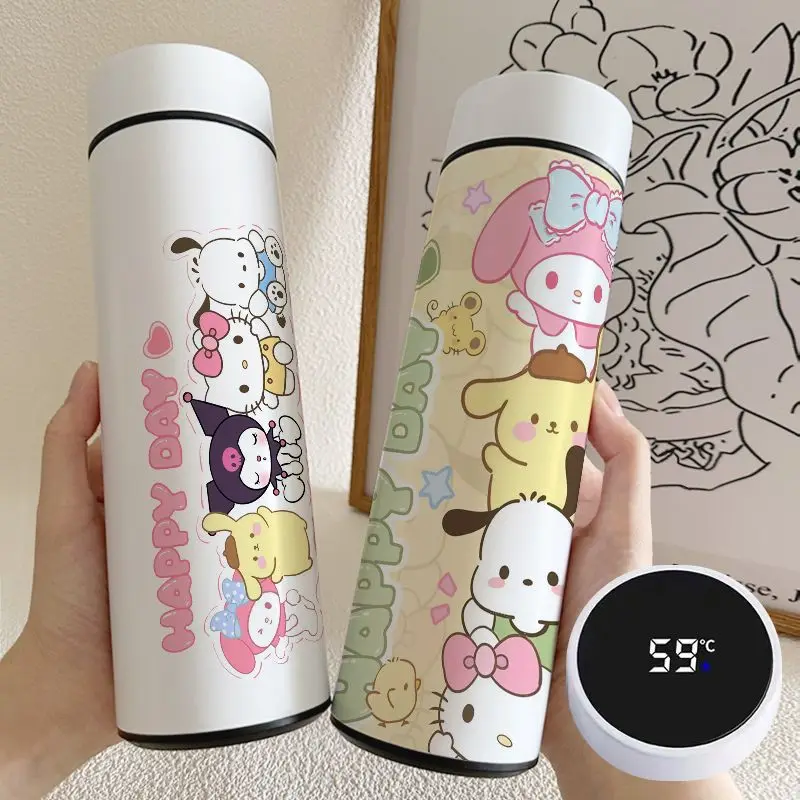 

Умная изоляционная чашка Clow M Sanrio, милая портативная чашка большой емкости с красивым измерителем температуры