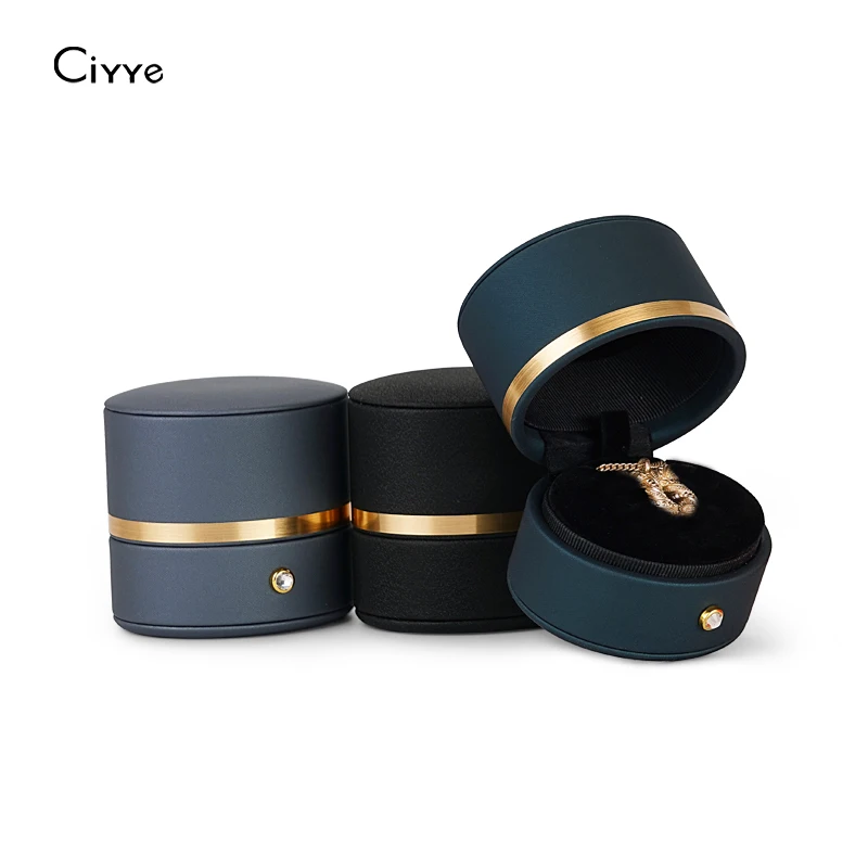 

Коробка-органайзер для ювелирных изделий Ciyye из искусственной кожи и микрофибры, коробка для хранения колец, ожерелий, аксессуаров для ювел...
