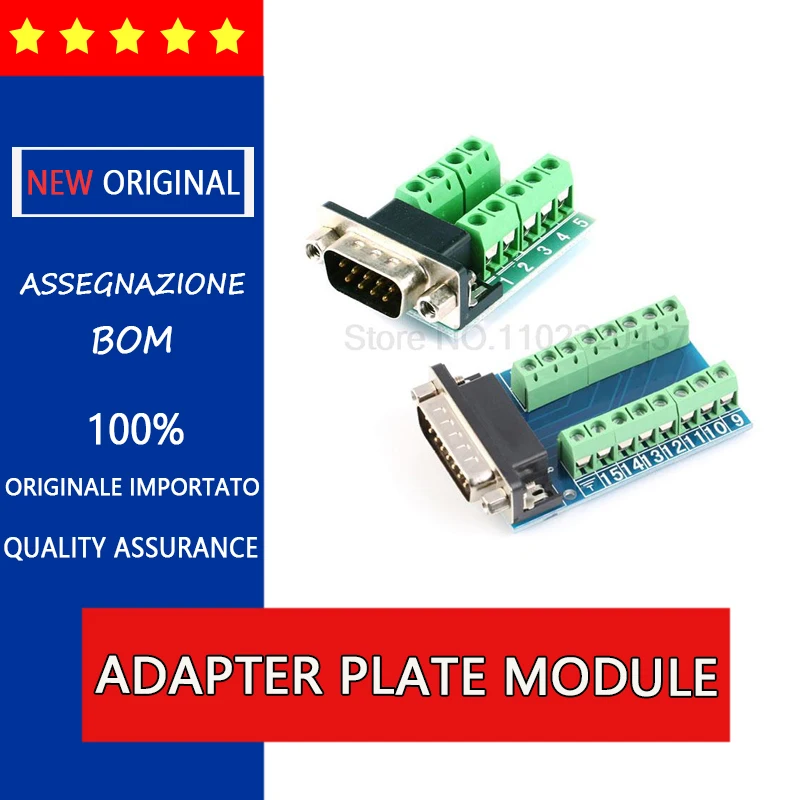 Последовательный порт RS232 к клемме DB15 к клемме папа/Мама DB9 к клемме DR9 коннектор