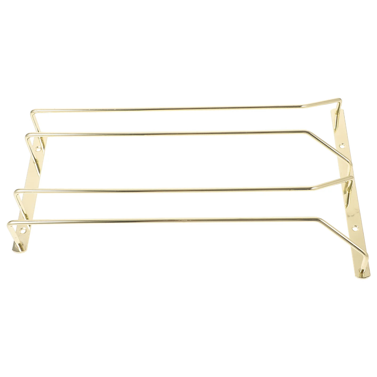 

Upside Glass Holder Tumblers Bar Racks Wall Shelf Counter Iron Glasses Organizer Display Stemware