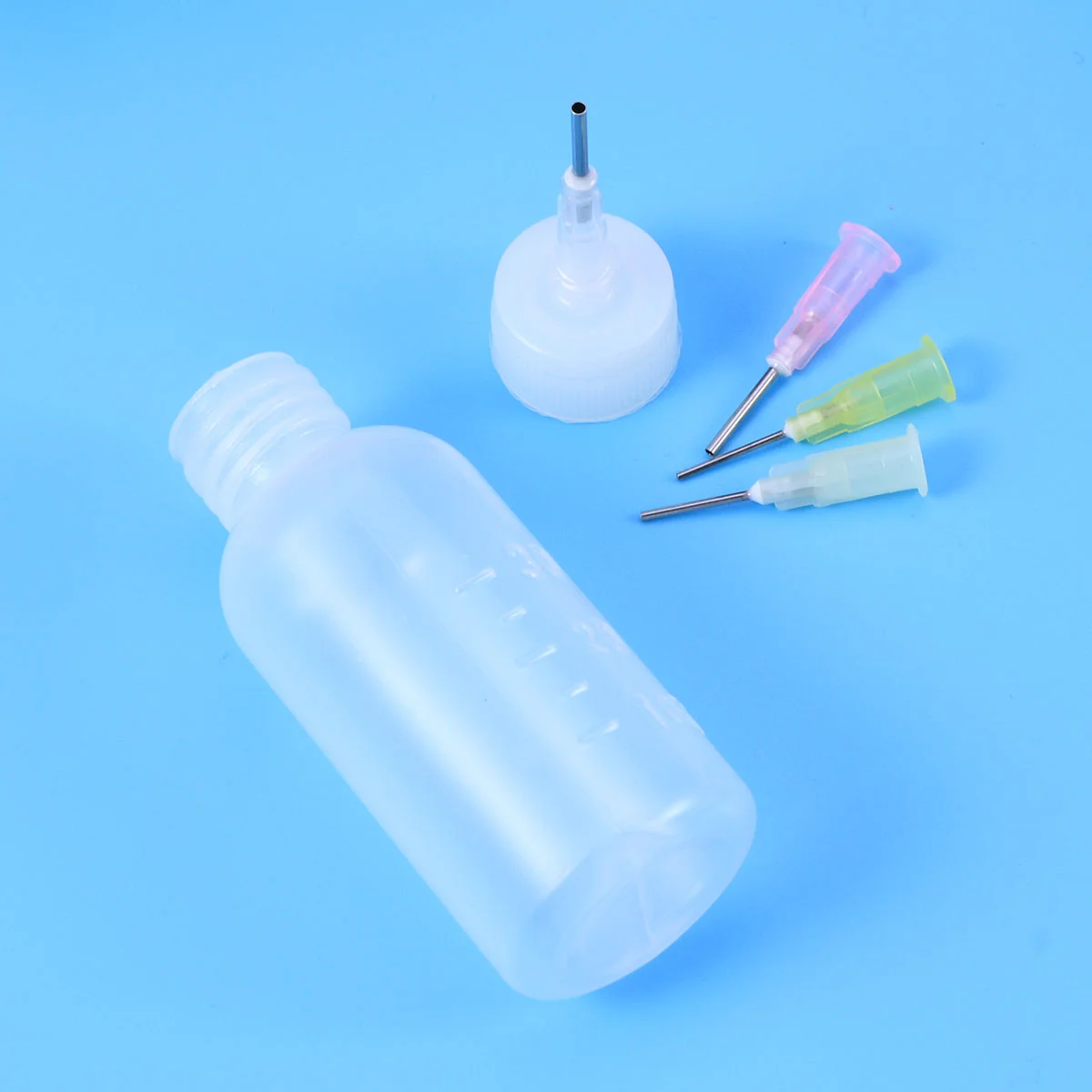 

1 pcs Tattoos Bottle Translucent Bottles Gluing Project Bottle Portable Tattoos Bottle Safety Wash Bottle