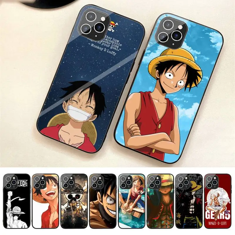

One Pieces Luffys Gear 5 Nika Phone Case For Iphone 7 8 Plus X Xr Xs 11 12 13 Se2020 Mini 14 Pro Max Tempered Glass Fundas