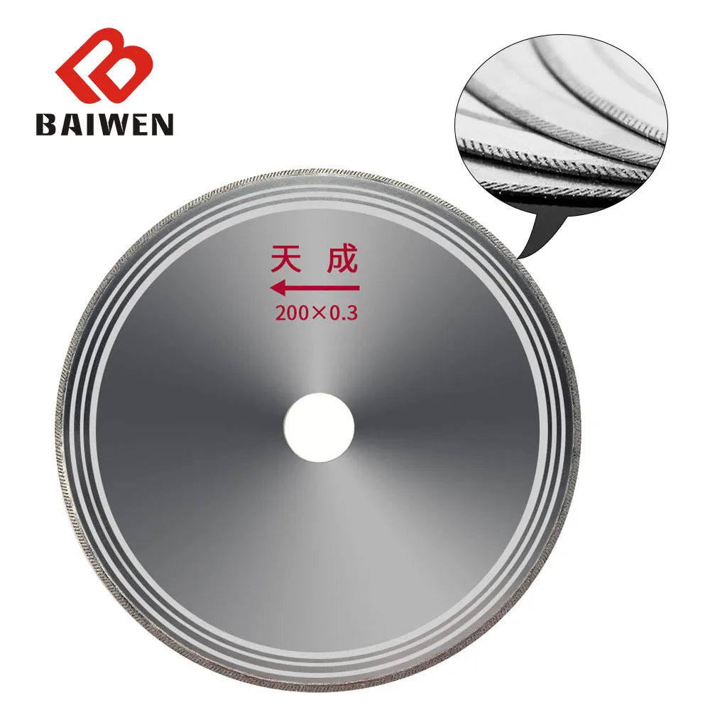 1 шт. 110/150/180/200 мм ультратонкое алмазное лезвие пилы тонкий режущий диск ювелирные
