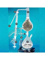 500ml glass instrument essential oil extraction separator steam distillation device home diy glass distiller