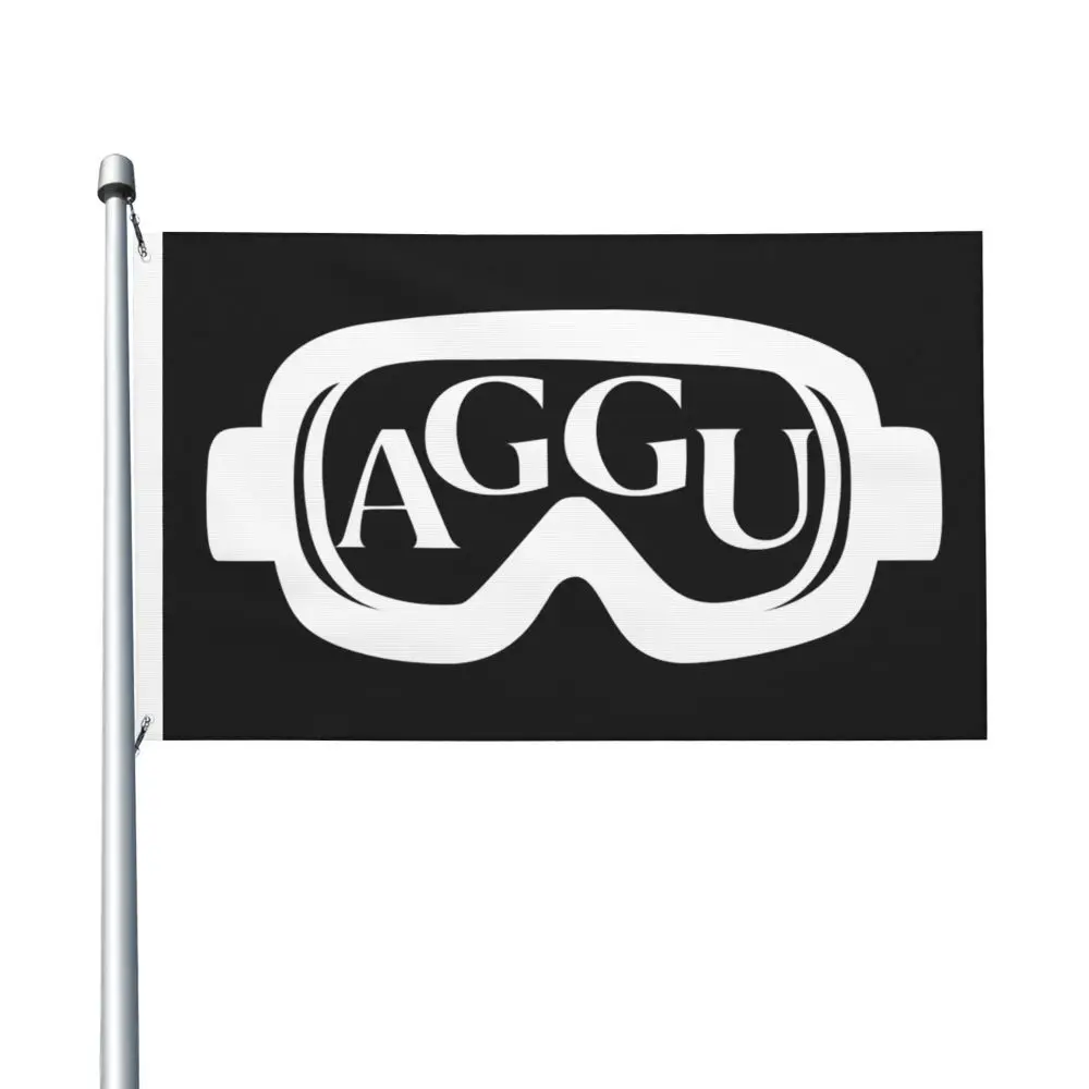 Новый горнолыжный двухсторонний баннер Aggu флаг бриза декоративный для сада