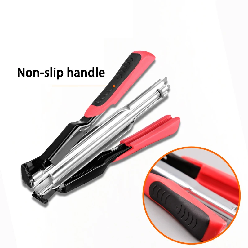 C type manual nail gun Assembling Cage Pliers Chicken Birds Poultry Cages Fence Installation Tool Animal Accessories | Инструменты