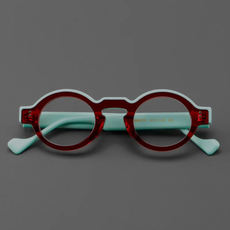 Винтажные ацетатные очки VCKA для близорукости мужские круглые дизайнерские